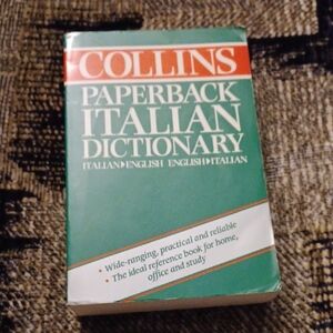 4/$40 Collins Italian Dictionary - Paperback